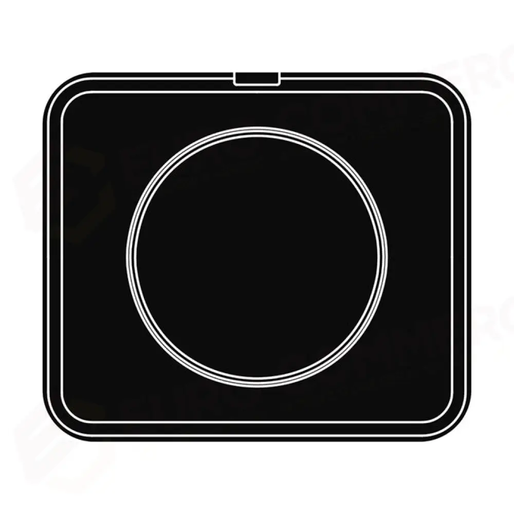 1 IMPRONTA ROTONDA Ø 230/216 H 22 MM - PIASTRA PER COOKMATIC 380X330 MM - PIASTRA-V - PAVONI ITALIA