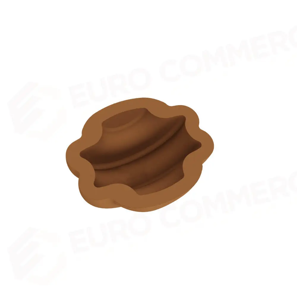 30 IMPRONTE NOCE LISCE 40X34 H 18 MM - PIASTRA PER COOKMATIC 380X330 MM - PIASTRA-N - PAVONI ITALIA