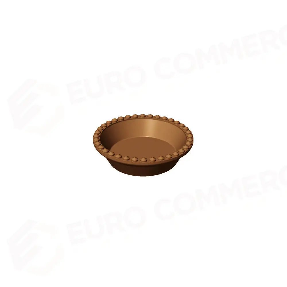 8 IMPRONTE TONDE FESTONATE Ø 90/62 H 25 MM - PIASTRA PER COOKMATIC 380X330 MM - PIASTRA-F - PAVONI ITALIA