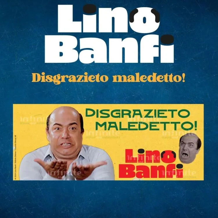 Infinite Statue - Tazza Lino Banfi "Disgrazieto Maledetto" Ceramica Caffè Tè