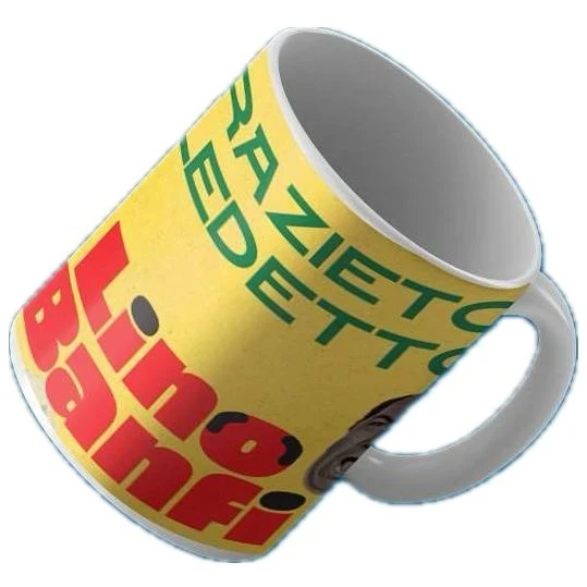 Infinite Statue - Tazza Lino Banfi "Disgrazieto Maledetto" Ceramica Caffè Tè