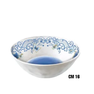 Insalatiera fonda 16,5 h 6,5 melanina decoro blu