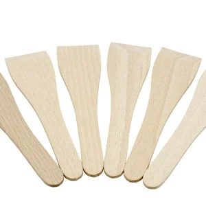 Kadastar Spatola da cucina 17,4 cm, faggio, 6 pz., marrone chiaro