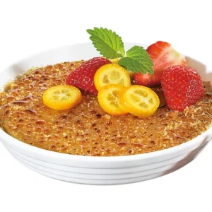 KÜCHENPROFI Ciotola Crème Brûllée bordeaux ø 15 cm bianco