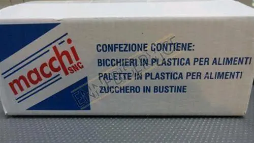 Kit vending 100 palette,zucchero,bicchierini Universale