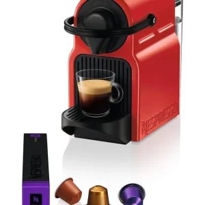 Krups Macchina per capsule XN1005 Inissia – per Nespresso, 0,7 l, rosso