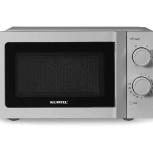 KUMTEL Microonde Grigio 20 L 700 W 6 Livelli di Potenza Funzione Scongelamento