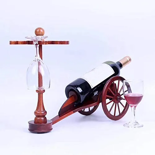 L.W.S Cremagliera Cremagliera di Vino Palissandro Palissandro Cremagliera Full Morbido Mogano Legno di Intaglio del Legno...