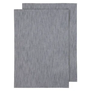 LADELLE Asciugapiatti Lina Stripe navy 50x70 cm 2 pezzi.