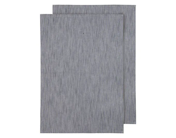 LADELLE Asciugapiatti Lina Stripe navy 50x70 cm 2 pezzi.