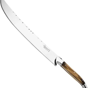 Laguiole Style de Vie sciabola per champagne Luxury Line, Legno di ulivo (l7C)