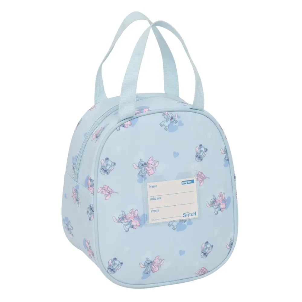 Lancheira Lilo & Stitch Azul 19 x 22 x 14 cm