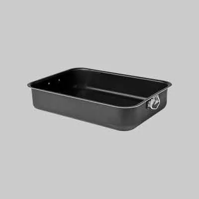 LASAGNERA CON ANELLO 'BLACK LINE' cm 25x20,5x6h. Prezzo per Pezzo.
