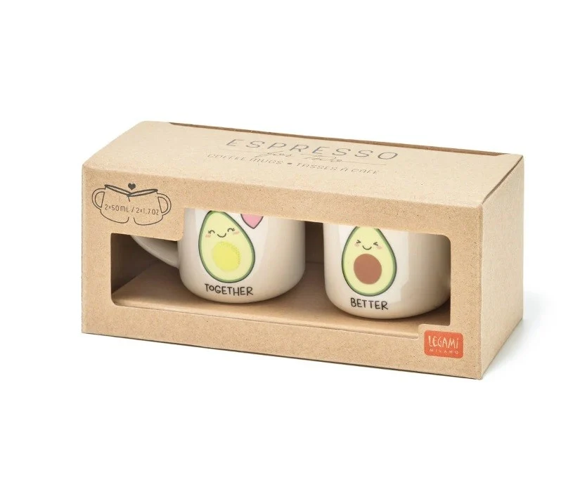 Legami - Tazzine da Caffè - Espresso Two tema Avocado (MM0016)