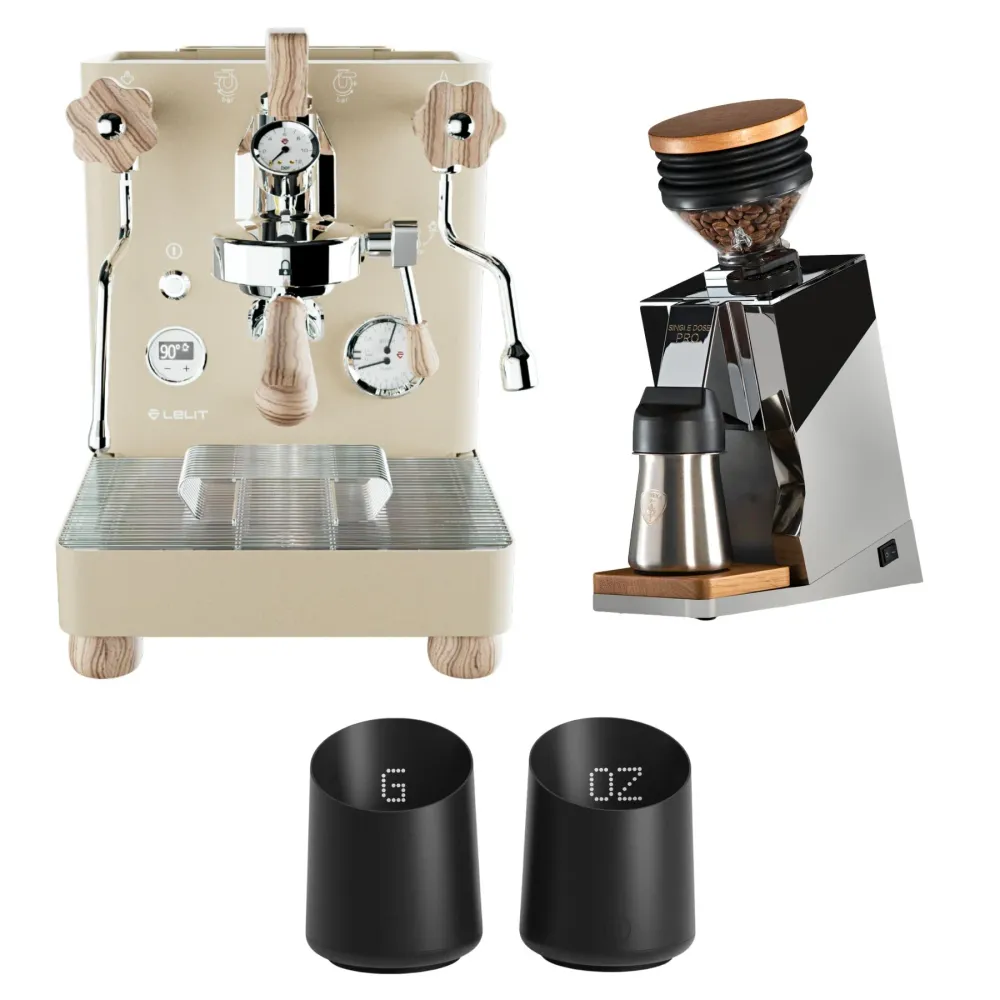 Lelit Bianca V3 Edizione Oro Pacchetto Barista con Eureka Single Dose