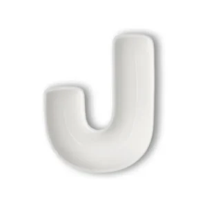 LETTERA "J" PORCELLANA CIOTOLINA MULTIUSO