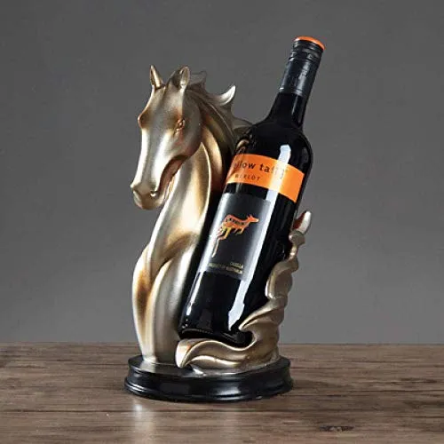 LHQ-HQ Decorazioni di Arte creatività Vino Rack Testa di Cavallo Soggiorno Decorazione dell'ufficio di Raffreddamento di V...