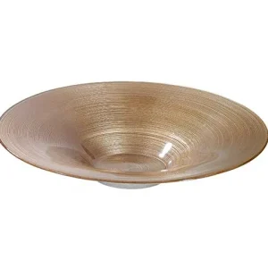 L.metal glitter bowl d40cm oro 150/3106