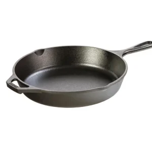 Lodge Padella ghisa pretrattata manico lungo cm 26 con logo cervo sulla base