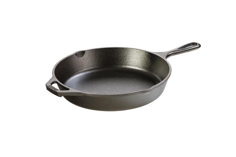 Lodge Padella ghisa pretrattata manico lungo cm 26 con logo cervo sulla base
