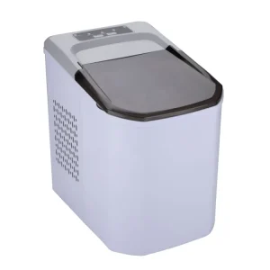 Macchina per il ghiaccio polipropilene 220/240v 112w 12/15kg/hrs misura 31x23x32,5cm peso 7,2kg marchio alpina