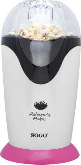 Macchina per popcorn rosa 1200W / BPA FREE / pronti 3 min / POP CORN