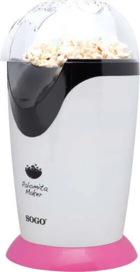 Macchina per popcorn rosa 1200W / BPA FREE / pronti 3 min / POP CORN