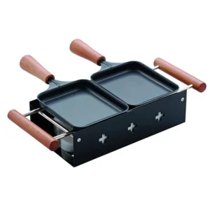 Macchina per raclette TTM Twiny Cheese nera