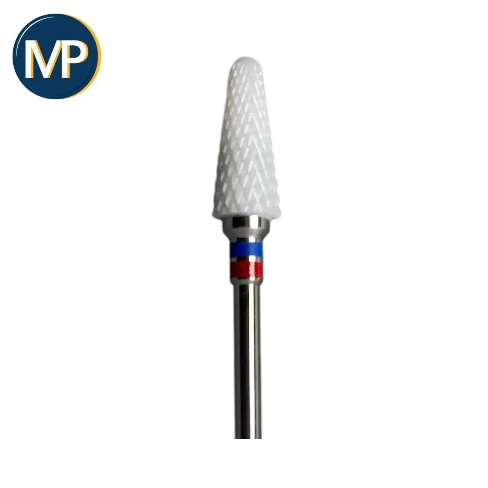 Macina ceramica - Denti croce medi - Forma conica - 6,5 mm