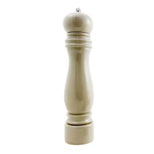 Macina sale e pepe legno, shabby chic, tortora - h.15cm, diametro 5cm - ARCA