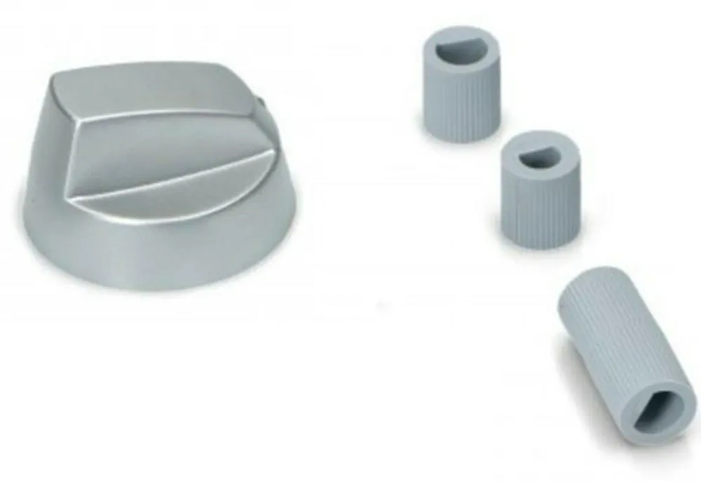 MANOPOLA PER CUCINA GAS UNIVERSALE SILVER PASSO 6 -7 - 8 MM 1 PEZZO