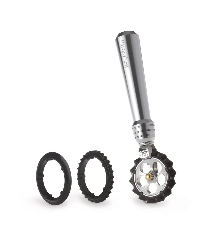 Marcato Pastawheel rotella pasta con 3 diversi accessori da taglio