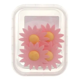 Margherite di cialda rosa - confezione da 4 margherite