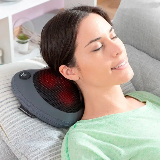 Massaggiatore per la testa Shiatsu Termico con Testine Rotanti