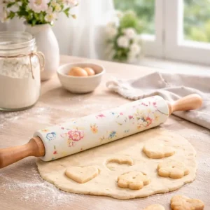 Mattarello Silicone e Legno 43 cm – English Garden Isabelle rose