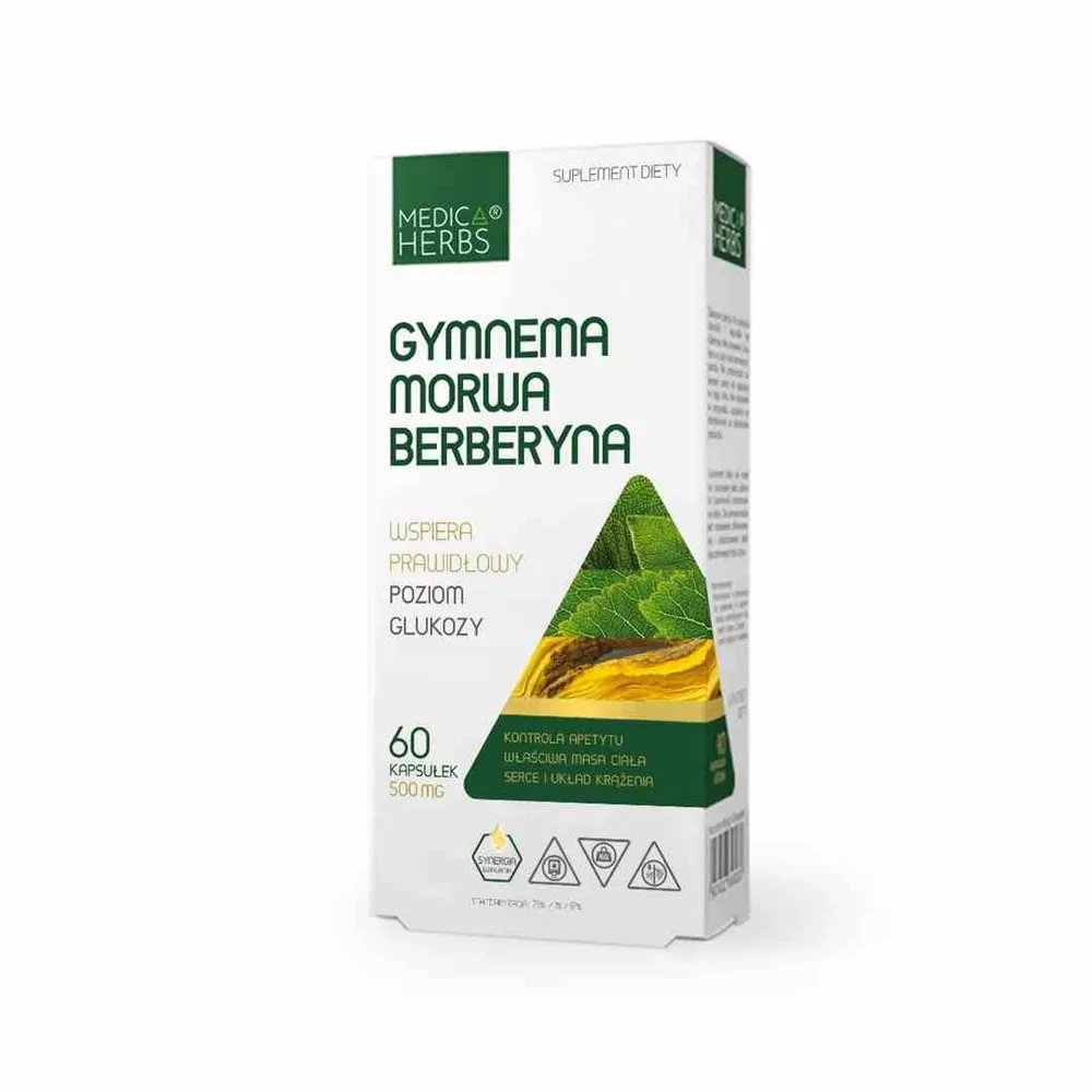 MEDICA HERBS Gymnema, Gelso, Berberina 60 capsule.