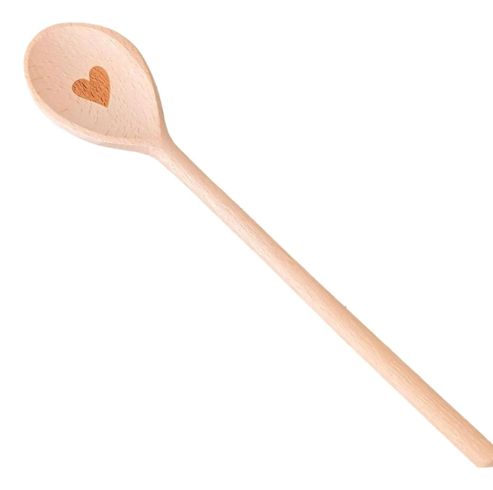 Mestolo cuore legno faggio