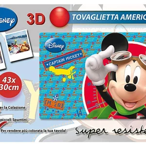 Mickey tovaglietta americana 3d as7255