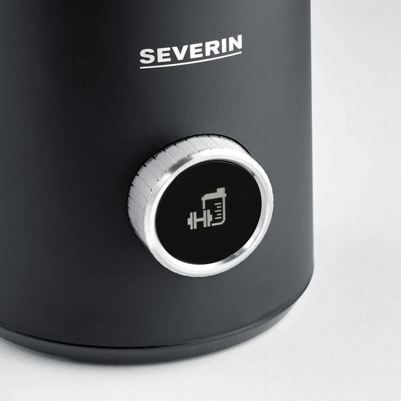 Montalatte Severin SM3587 nero/acciaio inox anche per latte vegano