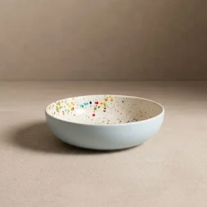 Breeze Party Piatto Pasta Gres 21cm Blu MT