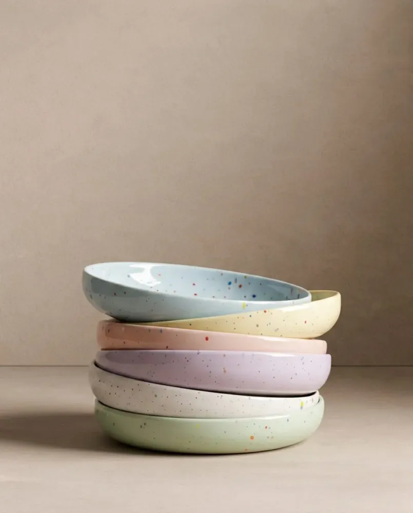 New Party Piatto Pasta Basso 23 cm Verde MT