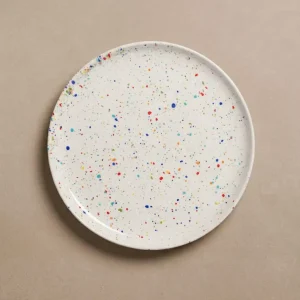 New Party Piatto piano 27 cm Bianco MT