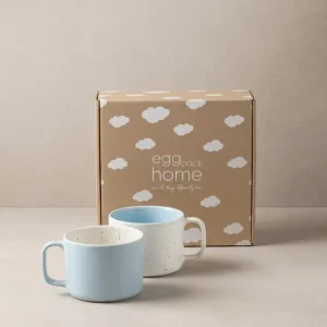 Set Duo Tazze Stoneware Breeze Party /Out 450ml Blu MT