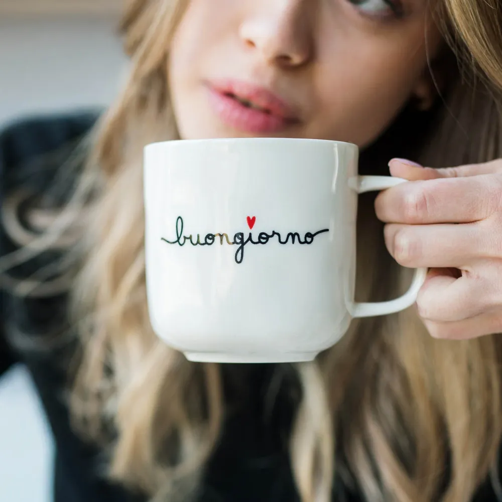 Mug bianca Buongiorno