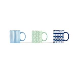 Mug porcellana floccata 340ml d.8xh.9,5cm assortita