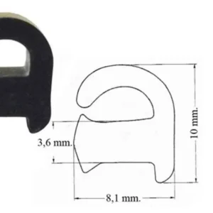 NARDI GOMMINO ANTIGRAFFIO PER GRIGLIA CUCINA GAS 4 PZ P0001