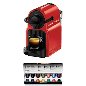 Nespresso Inissia Macchina per caffé espresso, 1260 W, 0.7 Rosso (Ruby Red)
