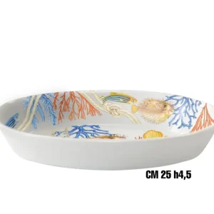 Nodi vassoio ovale melamina 25xH.4,5CM