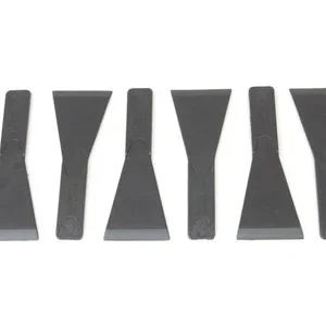 Nouvel Spatole per raclette, 6 pz, plastica, nero