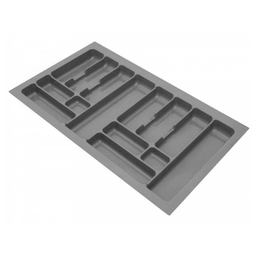 Portaposate per cassetti 900mm - Profondità: 490mm - Metallico NTP
